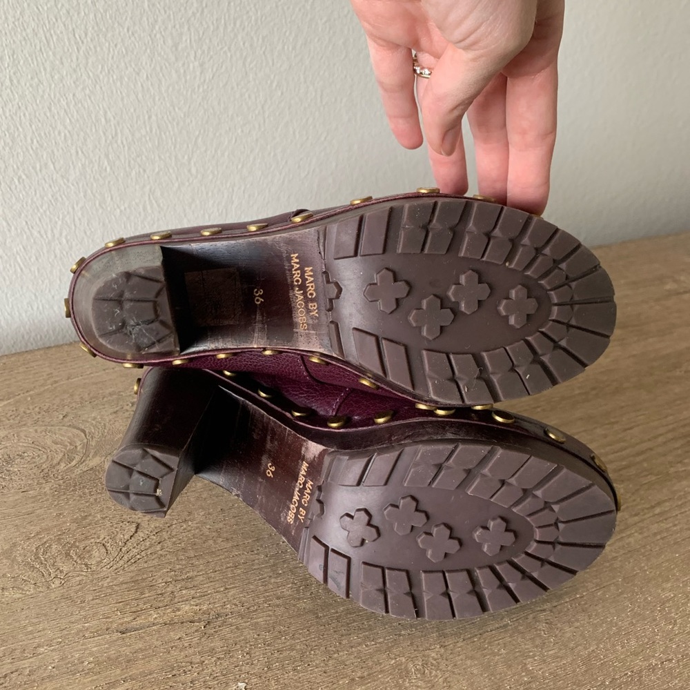 Marc By Marc Jacobs- Rivet Platform Bootie Prune - image 3